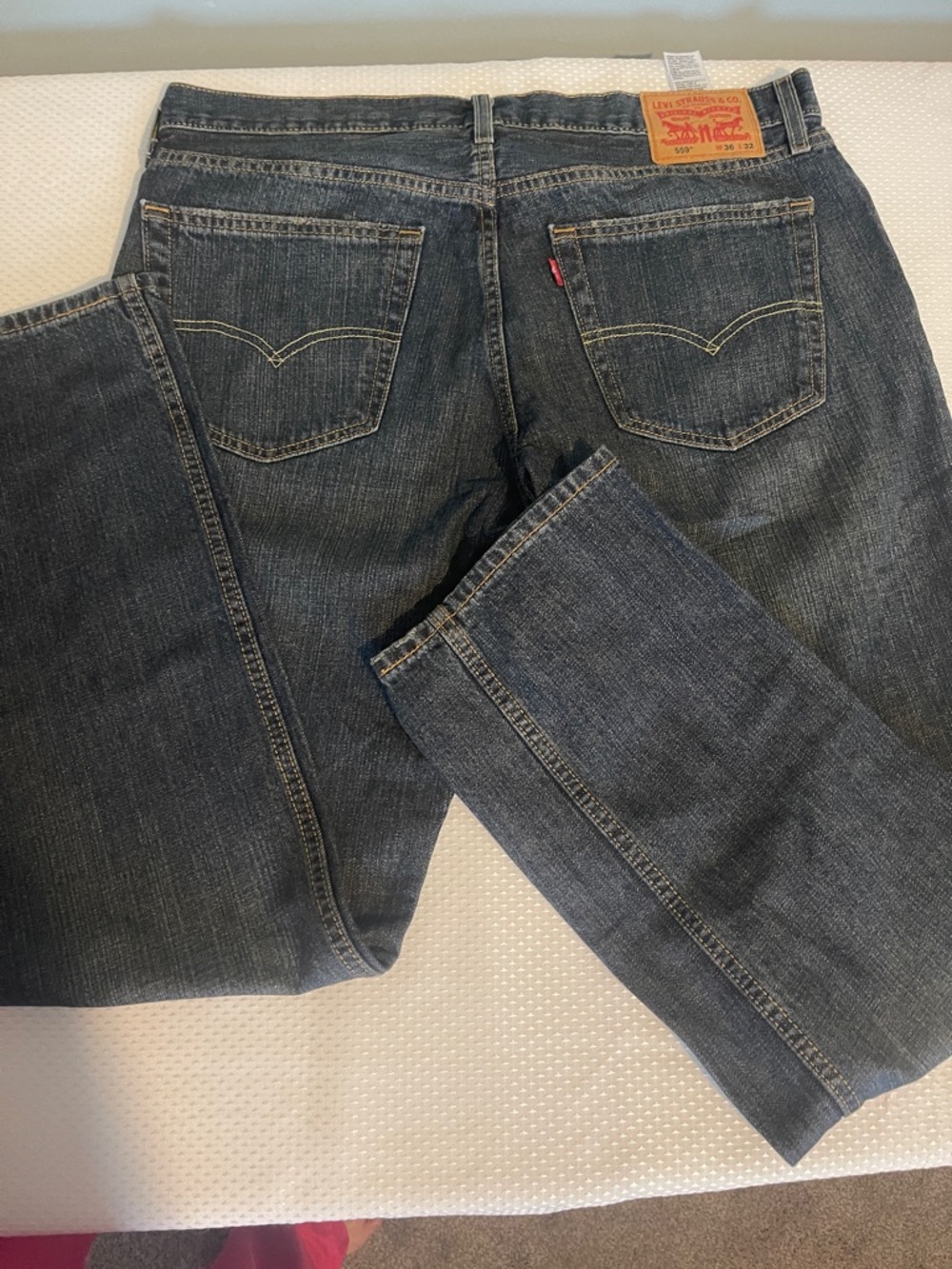 Levi's Men's Dark Blue Straight Jeans